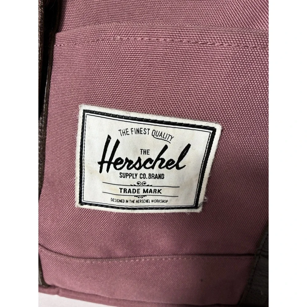 Herschel Supply Company Retreat Backpack-brown With Candy Strip Red Interior 18